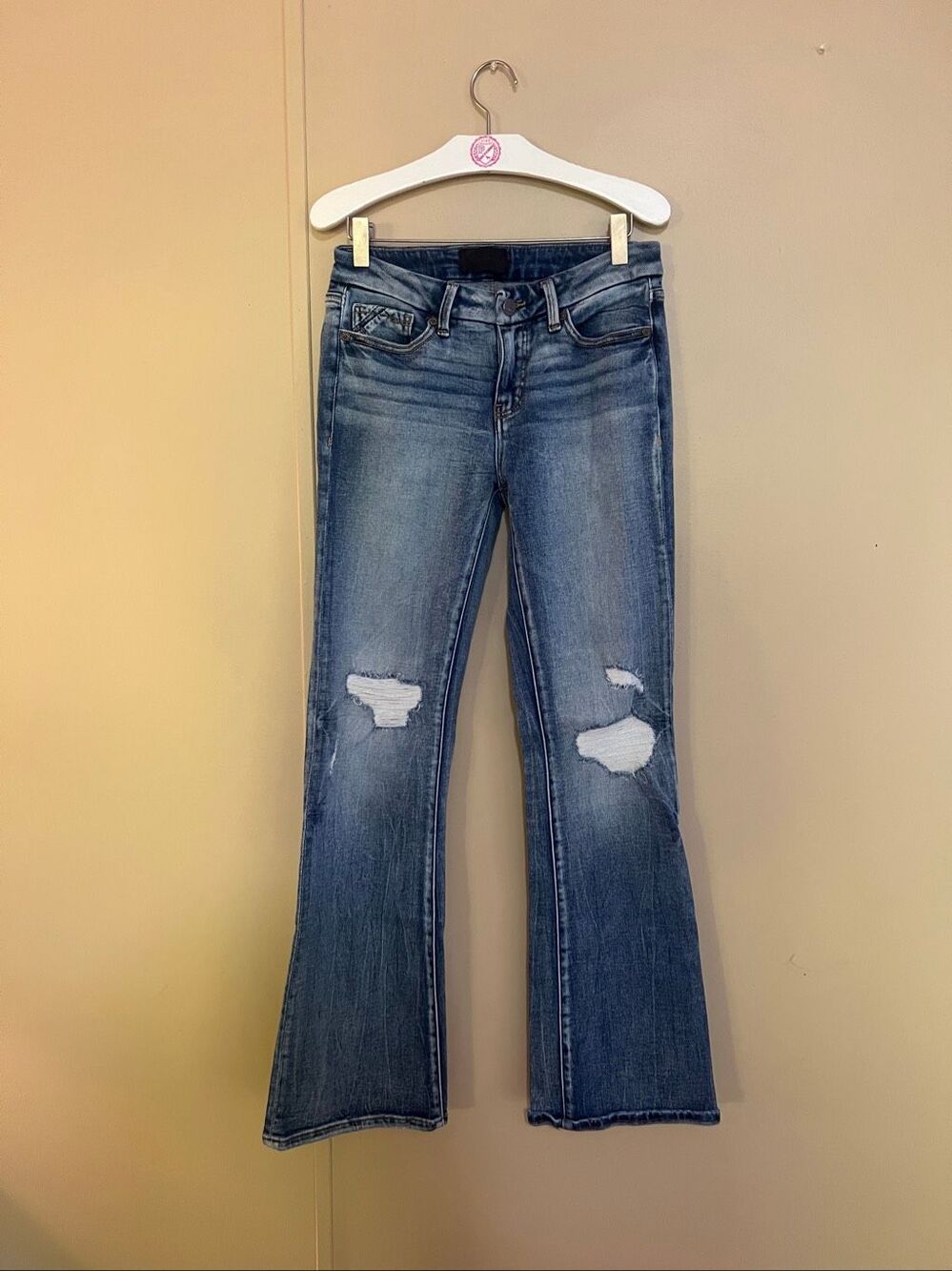 Buckle Black Bootcut Jean’s Woman’s Size 25x32